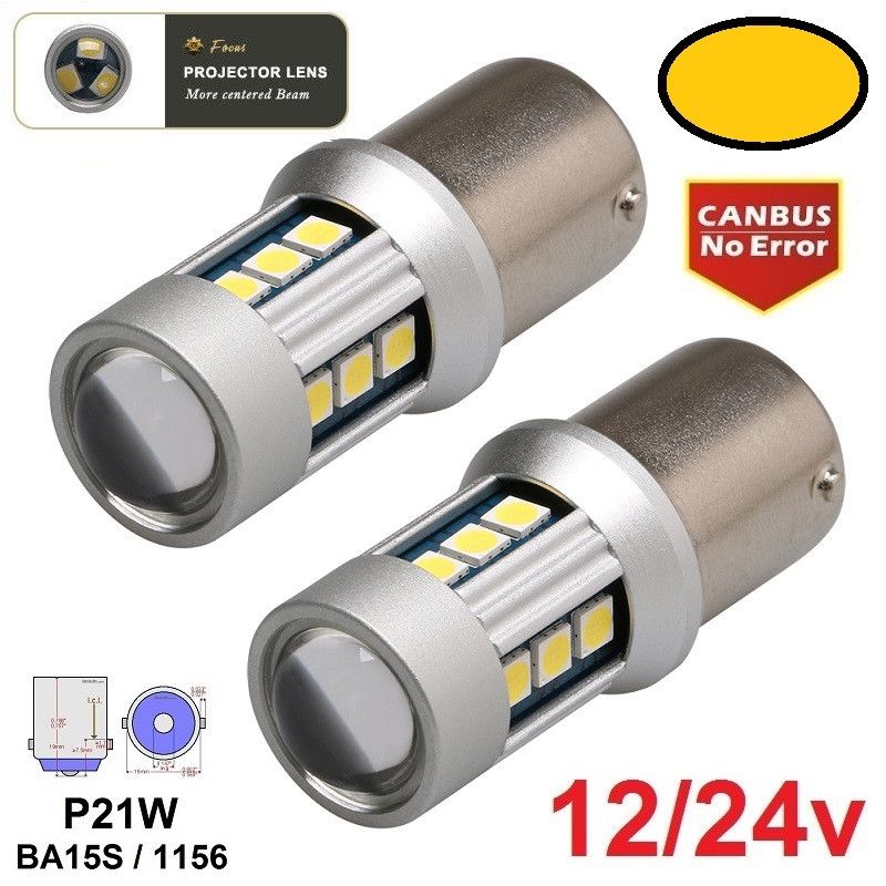 LED SIJALICE P21W BA15S 1156 - 30*3030smd - NARANDZASTE Beograd Zemun